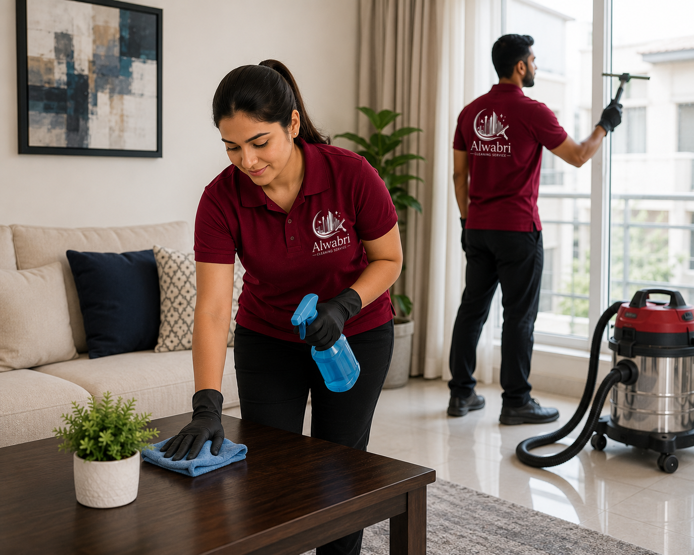 Home and apartment cleaned to a spotless finish